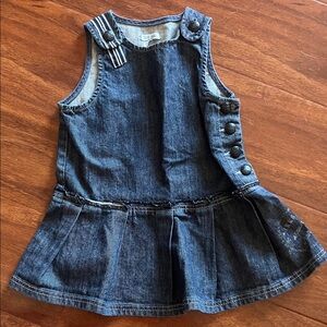 Ikks Denim Dress with Button Accents